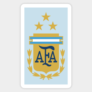 Argentina Football Team With Three Stars Magnet